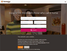 Tablet Screenshot of homestay.com